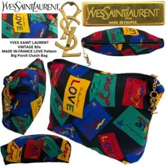 YVES SAINT LAURENT 巾着 サックダブル リバーシブル トート - メルカリ