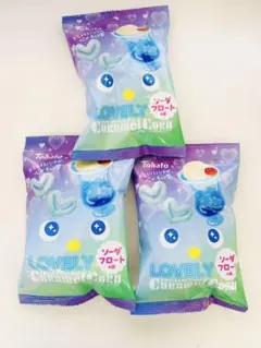 東ハト ラブリーキャラメルコーン ソーダフロート味 3袋セット