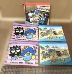 値下げ！　スシロー　はぴだんぶい　ポーチ　5つセット