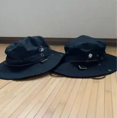 【未使用品】値下げ！黒帽子2個セット！ミッキー・スヌーピー