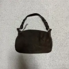 old gap leather brown bag