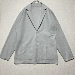 MENS BIGI/ライトグレー ワッフル生地 ジャケットのサムネイル