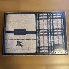 BURBERRY バーバリー　フェイスタオル2枚セット　綿100%　【箱無し】