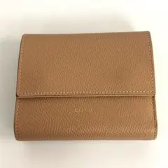 未使用 Epoi エムエム 中BOX三つ折り財布 エポイ ブラウン 財布 レザー