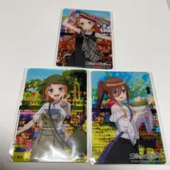 五等分の花嫁★オリジナルクリアカード★セブンイレブン★3枚セット