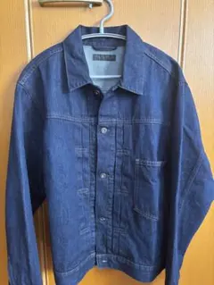 ユニクロ デニムトラッカージャケット M 68 BLUE