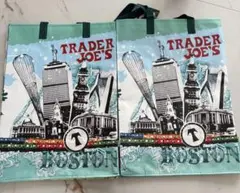 Trader Joe's ショッピングバッグ 2個セット Bostonのサムネイル