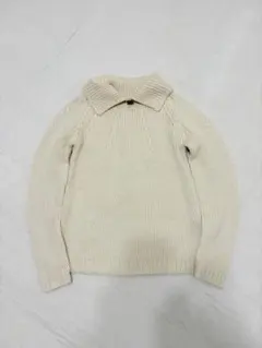 レイビームス　生成りセーターヴィンテージ