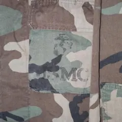 USMC　迷彩　ミリタリージャケット　カモフラ　古着　ビンテージ