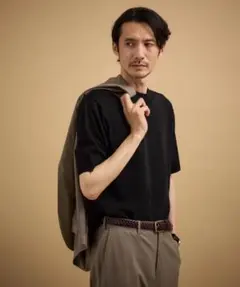 タケオキクチ　【接触冷感/洗える】ヴィスコースナイロンモックネックニットのサムネイル