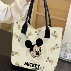 ディズニーグッズ　ミッキーマウスの キャンバス トートバッグ　新品未使用品