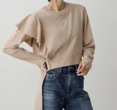 【新品未使用】2WAY SHORTVEST LAYERED KNIT