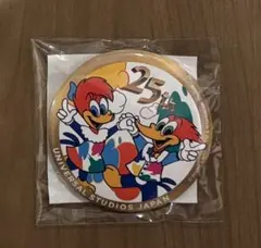 ユニバーサル・スタジオ・ジャパン 25周年缶バッジウッディウッド