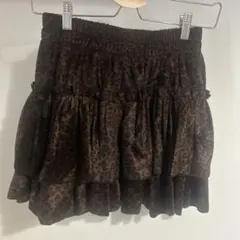 SPINNS ATTITUDE MAKES STYLE ヒョウ柄 ミニスカート