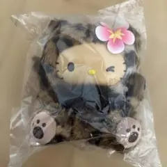 新品未開封　ハローキティ ファインフェイスキャット 　日焼け　アニマル　豹柄