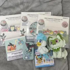 ポケモン ぬいぐるみバッジ ニャオハ クワッス 他まとめ売りのサムネイル