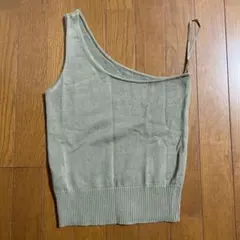 LOWRYS FARM ローリーズファーム 変形ノースリーブニットセーター