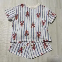 【美品】バースデイ solberry jam ザリガニ90サイズベビー服男の子