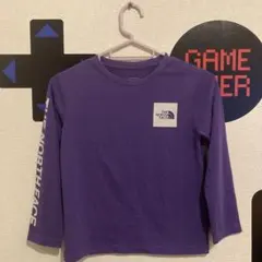 子供THE NORTH FACE 紫色 長袖 Tシャツ 130サイズ パープル
