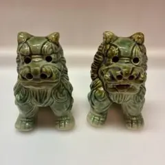 シーサー　陶器製　置物セット　沖縄　お守り