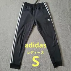 adidas レディース ジョガーパンツ S ブラック