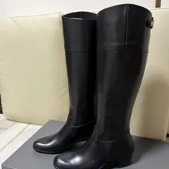 未使用品⭐️オデットエオディール ロングブーツ ブラック 23㎝　日本製 オデット エ オディールのレディースのロングブーツ（ブラック）の商品