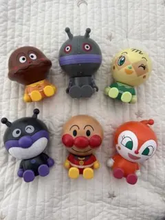 おっきなアンパンマンマスコットセット　ガシャポン　ガチャガチャ　6体セット