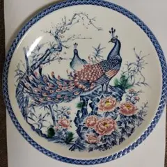 青白い孔雀の大皿　有田焼 2026年最新】孔雀 大皿の人気アイテム - メルカリ