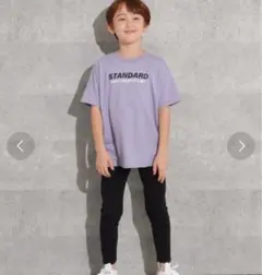 新品　ANAP kids バッグ切替ビッグTシャツ　ラベンダー　110cmのサムネイル