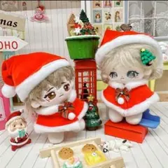 ぬいぐるみ サンタ帽子と衣装セット 着せかえ服