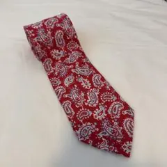 【新品未使用】ETRO エトロ ペイズリー柄 レッド　ネクタイ