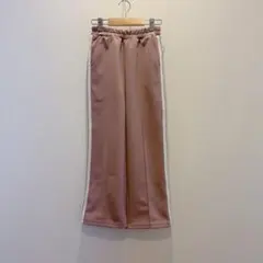 デビロック サイドラインワイドトラックパンツ　キッズ ピンク 長ズボン　130