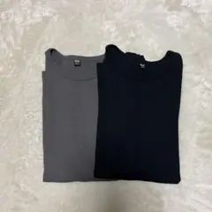 2枚組　UNIQLO シアージャージー　クルーネックT