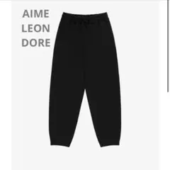 AIME LEON DORE ロゴスウェット ブラック Lサイズ