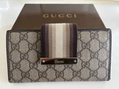 GUCCI二つ折り財布 「希少カラー」シェリーライン 「正規品」
