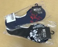 お値下げ　新品未使用⭐︎WEGO ソックス　靴下⭐︎25-27センチ　ハワイアンのサムネイル