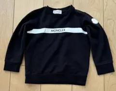 MONCLER ブラック 裏起毛トレーナー 100cmのサムネイル