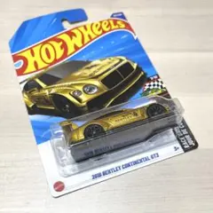 送料込★ホットウィール★BENTLEY CONTINENTAL GT3★ゴールド
