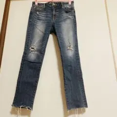 AZUL アズール マウジー ダメージ デニム ジーンズ クラッシュ パンツ