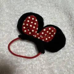 ミニーマウス　ヘアゴム