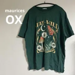 maurices 【2XL】Stay Wild Tシャツ 0X表記 グリーン
