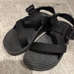 Chaco サンダル ブラック ストラップ　17cmのサムネイル