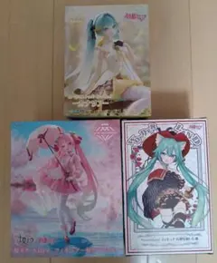 【新品未開封】初音ミク フィギュア 4体セット 桜ミク カナリア