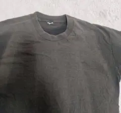 フルーツオブザルーム90sUSA製無地ポケットTシャツ鬼フェードブラックM 
