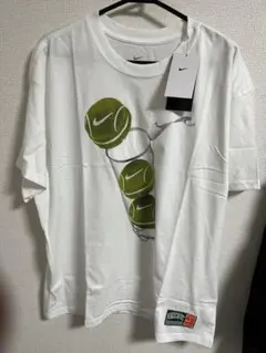 XL☆ナイキ・コート☆半袖Tシャツ(白ホワイト)☆テニス☆nike court