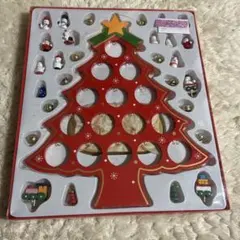 卓上ツリー　木製クリスマスツリー ミニオーナメント付き
