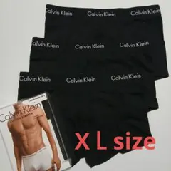 Calvin Klein ブラック ボクサーパンツXＬsize 3枚セット