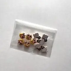 ネイルパーツ スノーマン ラウール 10個セット