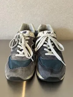 New Balance 574 スニーカー グレー/ネイビー