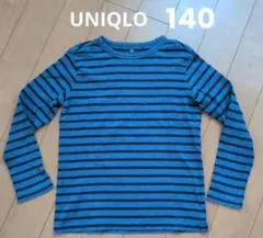 UNIQLO KIDS ボーダー長袖カットソー 140cm